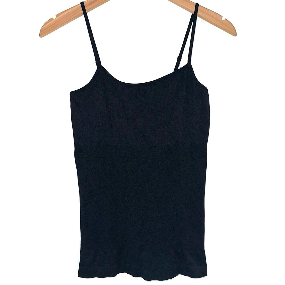 SkinnyGirl Smoothers & Shapers Black Cami Tank Top Size Large